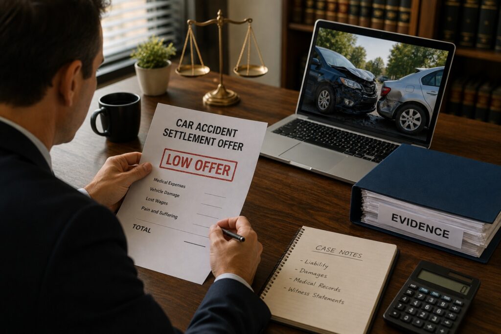 How Insurance Companies Use AI
to Lowball Your Massachusetts Car
Accident Settlement